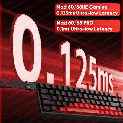 Madlions Mad 60He Mad 68He 68Pro Wired Mechanical Keyboard Gaming Magnetic Switch RT 0.01Mm 8K Polling Rate RGB Hotswap Keyboard